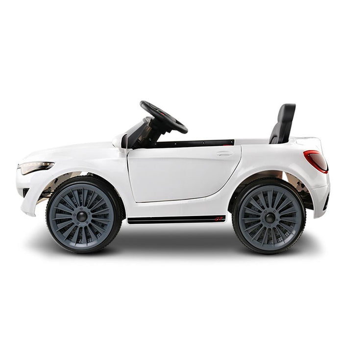 Unbranded Maserati Inspired 12v Kids Ride On Car - White DSZ-RCAR-MASRT-S-WH