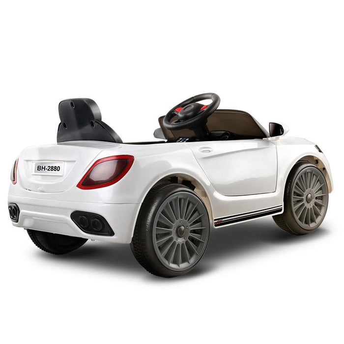 Unbranded Maserati Inspired 12v Kids Ride On Car - White DSZ-RCAR-MASRT-S-WH