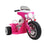 Unbranded Kids Electric 6v White 3-Wheel Chopper-Style Pink Ride-On Motorbike RCAR-MBIKE-POLICE-PK