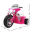 Unbranded Kids Electric 6v White 3-Wheel Chopper-Style Pink Ride-On Motorbike RCAR-MBIKE-POLICE-PK