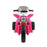 Unbranded Kids Electric 6v White 3-Wheel Chopper-Style Pink Ride-On Motorbike RCAR-MBIKE-POLICE-PK
