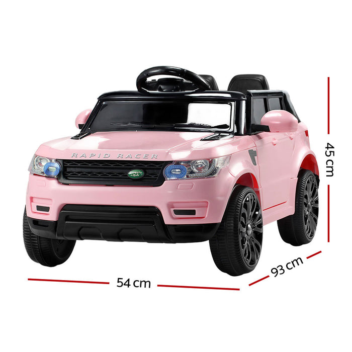 Kids Electric 12v Sports Ride-On Kids Car - Pink