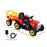 New Aim Rigo Kids Electric 12v Farm Tractor Trailer Ride-On Kids Car - Red DSZ-RCAR-TRACTOR-RD