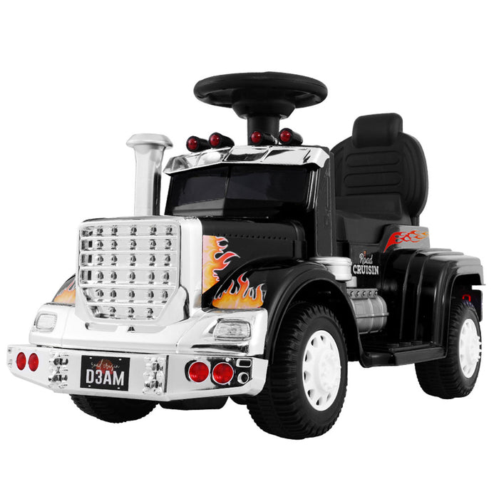 Kids Electric Toy Truck 6v Ride-On Kids Car - Black