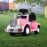 Kids Electric Toy Truck 6v Ride-On Kids Car - Pink
