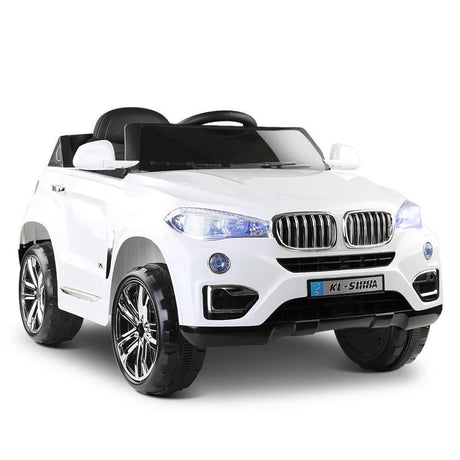 Unbranded BMW X5 Inspired 12v Kids Ride On Car - White DSZ-RCAR-X5-S-WH