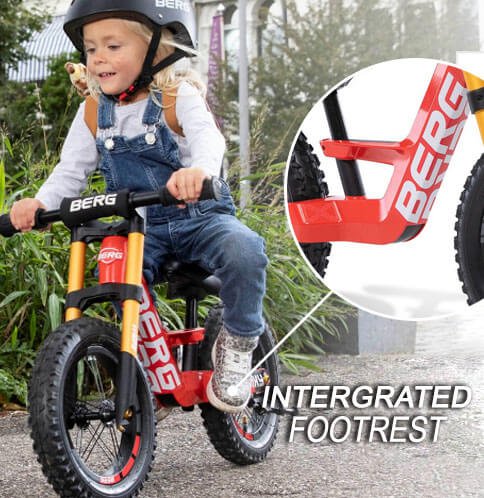 BERG BERG Biky Cross Red 12" Inch Wheel Kids Balance Bike 24.74.71.00