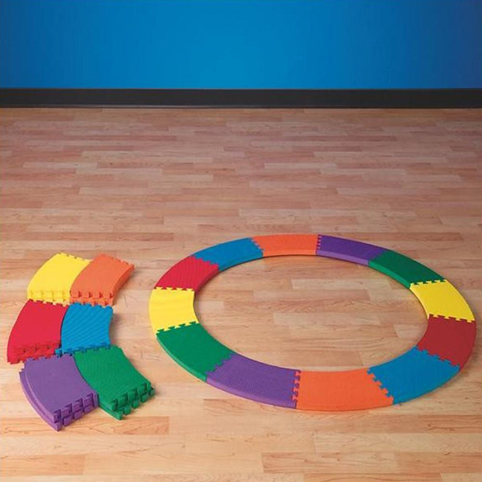 Yard Games Soft Foam Modular Rainbow Balance Builder Mats YG0637