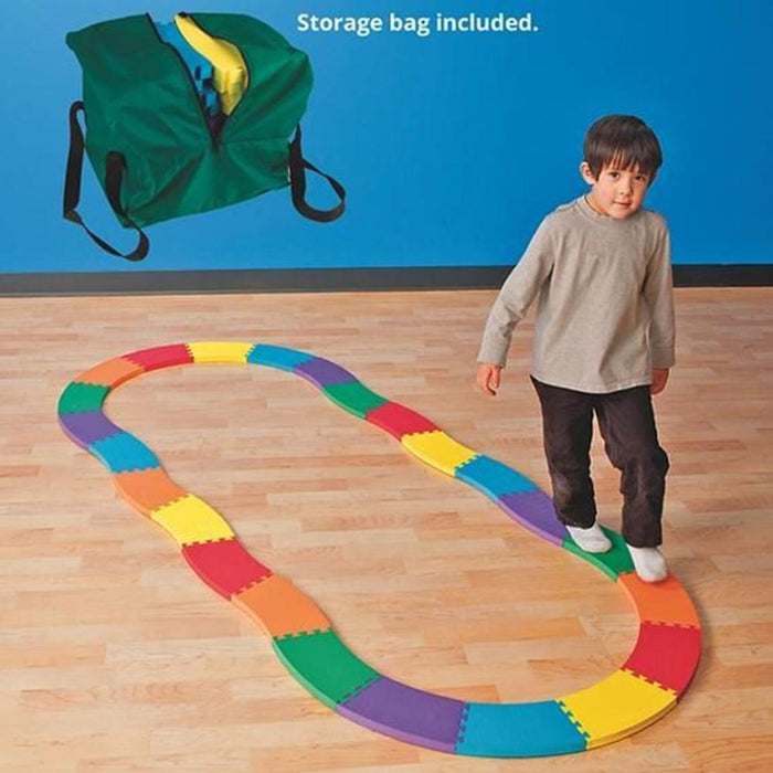 Yard Games Soft Foam Modular Rainbow Balance Builder Mats YG0637