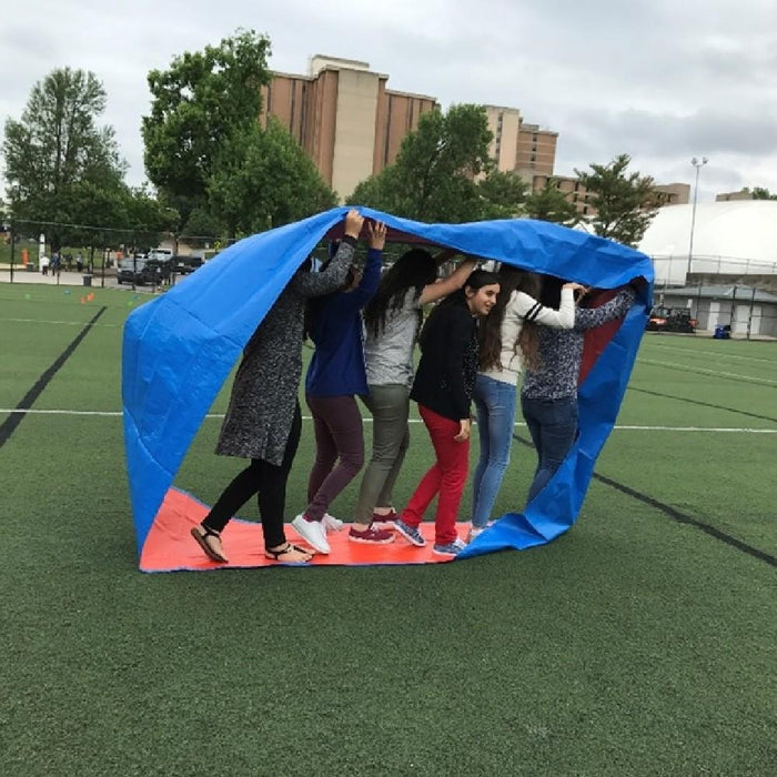 Yard Games Team Building Running Mats Game - Orange and Blue YG3903