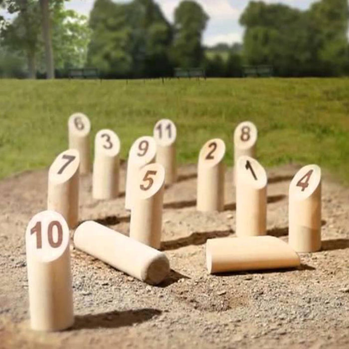 Yard Games Uber Wooden Scatter Set - Great Backyard Throwing Game YG3246