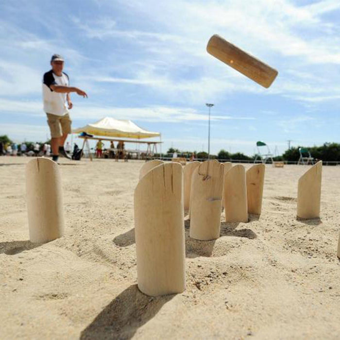 Yard Games Uber Wooden Scatter Set - Great Backyard Throwing Game YG3246