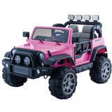 Go Skitz Go Skitz Jeep Style 12V Electric Kids Ride On - Pink GS-8180150