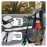 Lascoota Pulse Kick Push Commuter Scooter for Teens and Adult - Aqua