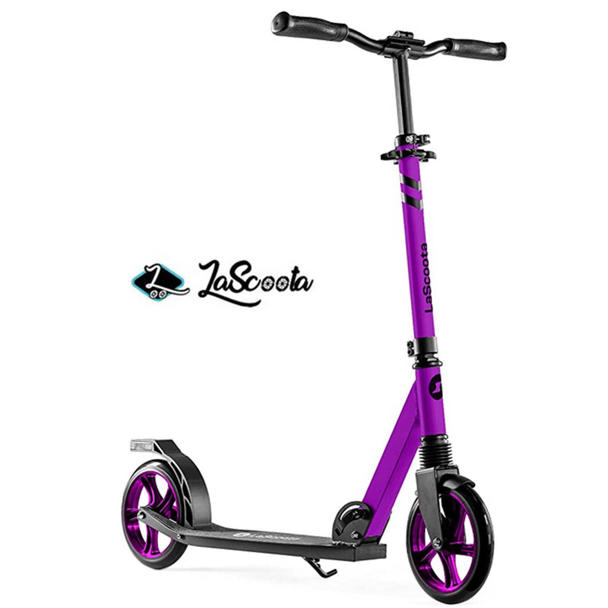 Lascoota Pulse Kick Push Commuter Scooter for Teens and Adult - Plum