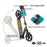 Lascoota Pulse Kick Push Commuter Scooter for Teens and Adult - Graphic Black
