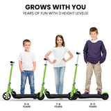 Rovo Kids 125W Foldable Kids Electric Scooter - Green