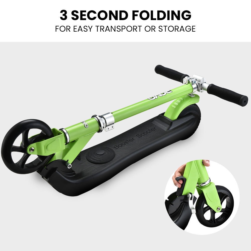 Rovo Kids 125W Foldable Kids Electric Scooter - Green