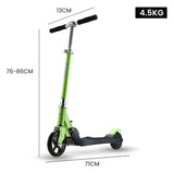 Rovo Kids 125W Foldable Kids Electric Scooter - Green