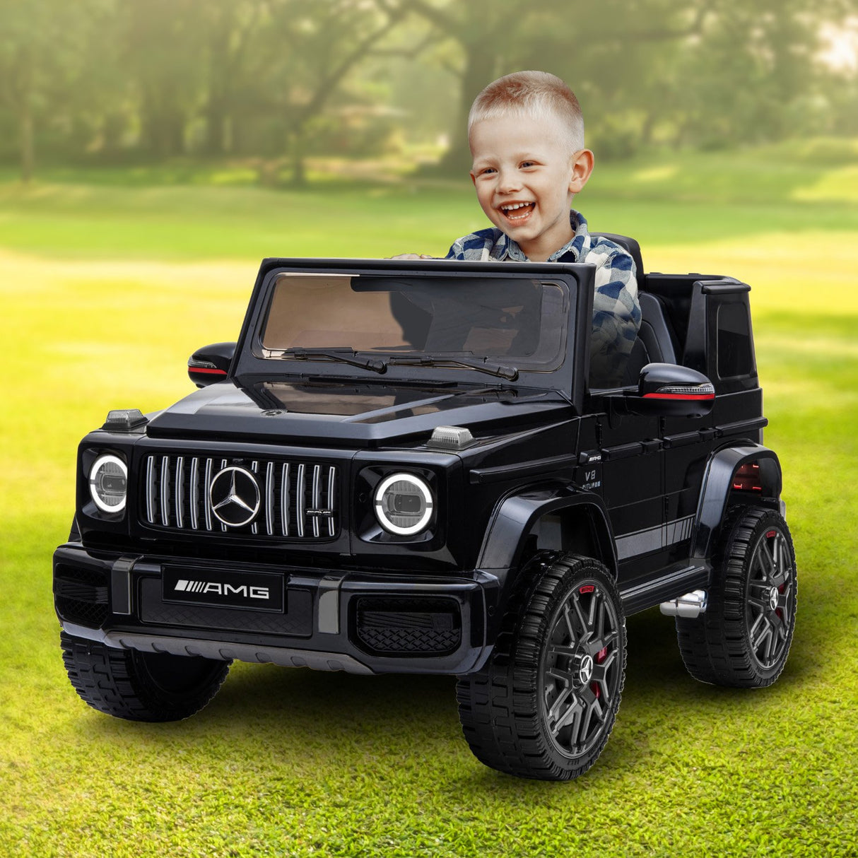 Kahuna Mercedes Benz AMG G63 Licensed Kids Ride On Car with Remote - Black