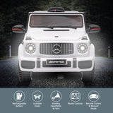 Kahuna Mercedes Benz AMG G63 Licensed Kids Ride On Car with Remote - White