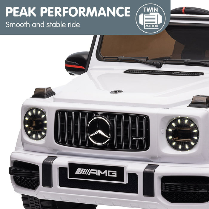 Kahuna Mercedes Benz AMG G63 Licensed Kids Ride On Car with Remote - White