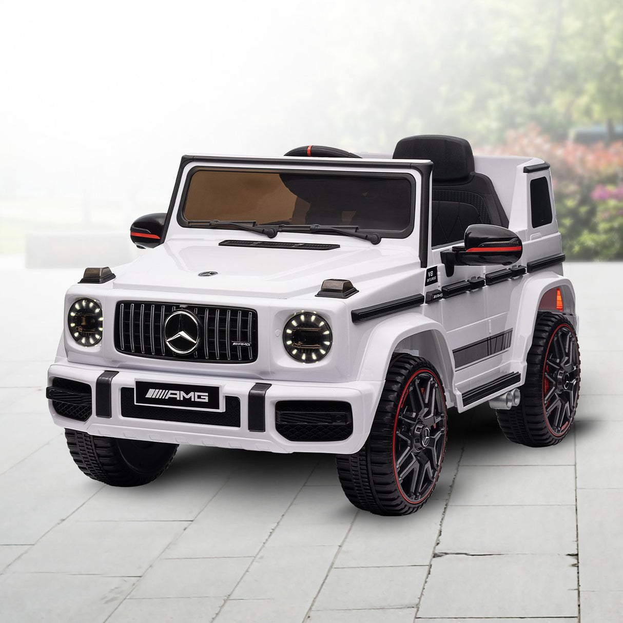 Kahuna Mercedes Benz AMG G63 Licensed Kids Ride On Car with Remote - White