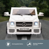 Kahuna Mercedes Benz AMG G65 Licensed Kids Ride On Car with Remote - White