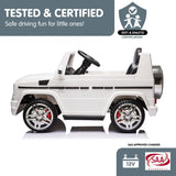 Kahuna Mercedes Benz AMG G65 Licensed Kids Ride On Car with Remote - White