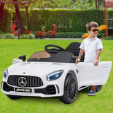 Kahuna Mercedes Benz GTR Licensed Kids Electric Ride On Car with Remote - White