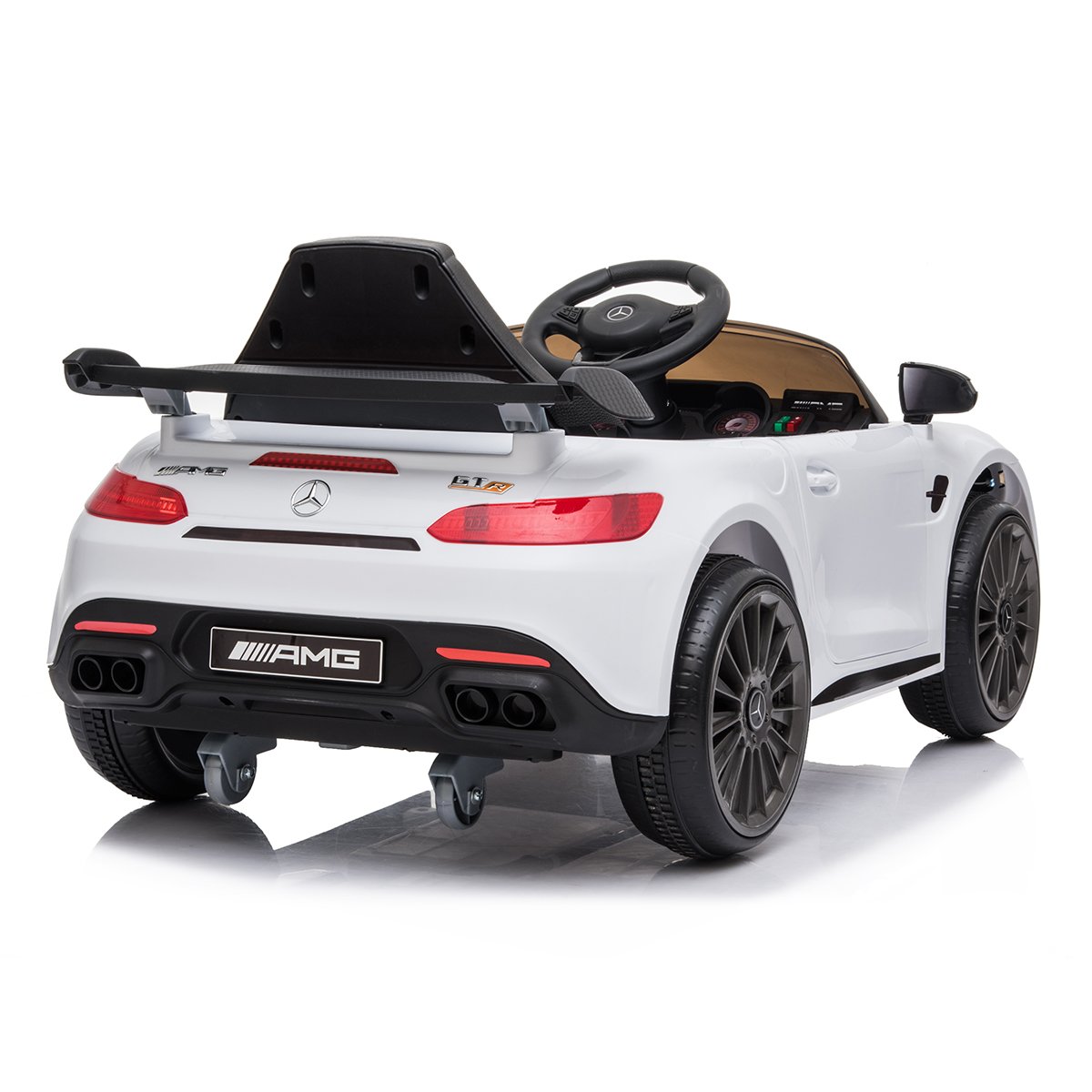 Kahuna Mercedes Benz GTR Licensed Kids Electric Ride On Car with Remote - White