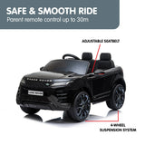 Kahuna Land Rover Licensed 12v Electric Kids Ride On Car with Remote - Black