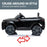 Kahuna Land Rover Licensed 12v Electric Kids Ride On Car with Remote - Black