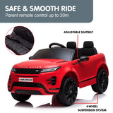 Kahuna Land Rover Licensed Kids Electric Ride On Car with Remote - Red