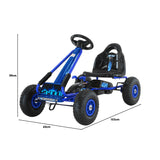 Kahuna G95 Kids Ride On Pedal-Powered Go Kart - Blue