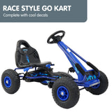 Kahuna G95 Kids Ride On Pedal-Powered Go Kart - Blue