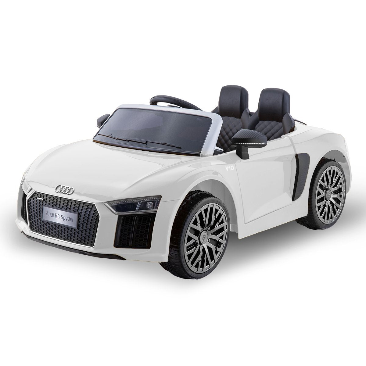 Kahuna R8 Spyder Audi Licensed 12v Electric Ride On Kids Car with Remote  - White