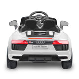 Kahuna R8 Spyder Audi Licensed 12v Electric Ride On Kids Car with Remote  - White