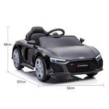 Kahuna R8 Spyder Audi Licensed 12v Electric Ride On  Kids Car with Remote  - Black