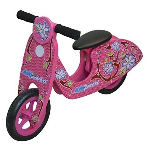 Kidzamo Maria Pink 12-Inch Kids Wooden Balance Scooter