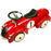 Johnco Red Vintage Coupe Metal Speedster Ride On Kids Car FS892R