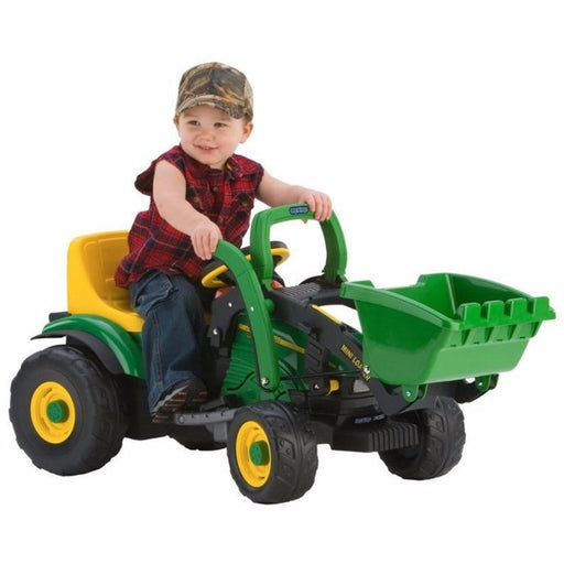 John Deere John Deere Mini Loader 6v Kids Ride On Tractor Digger With Scoop YRD-YG0970