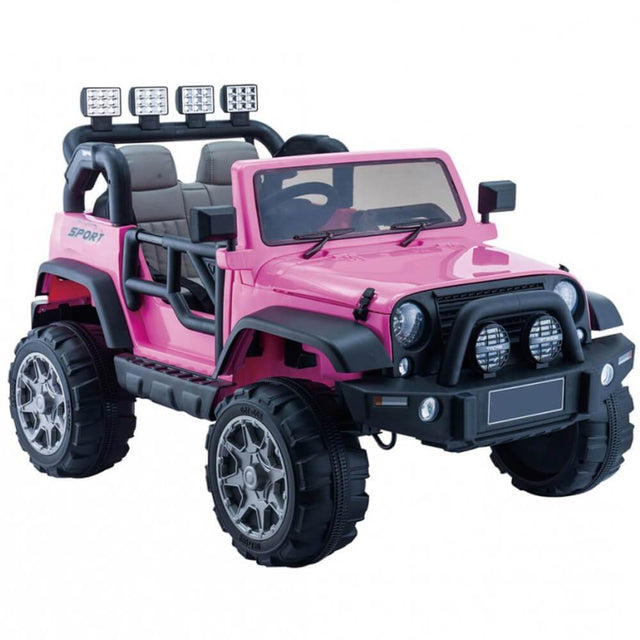 Go Skitz Go Skitz Jeep Style 12V Electric Kids Ride On - Pink GS-8180150