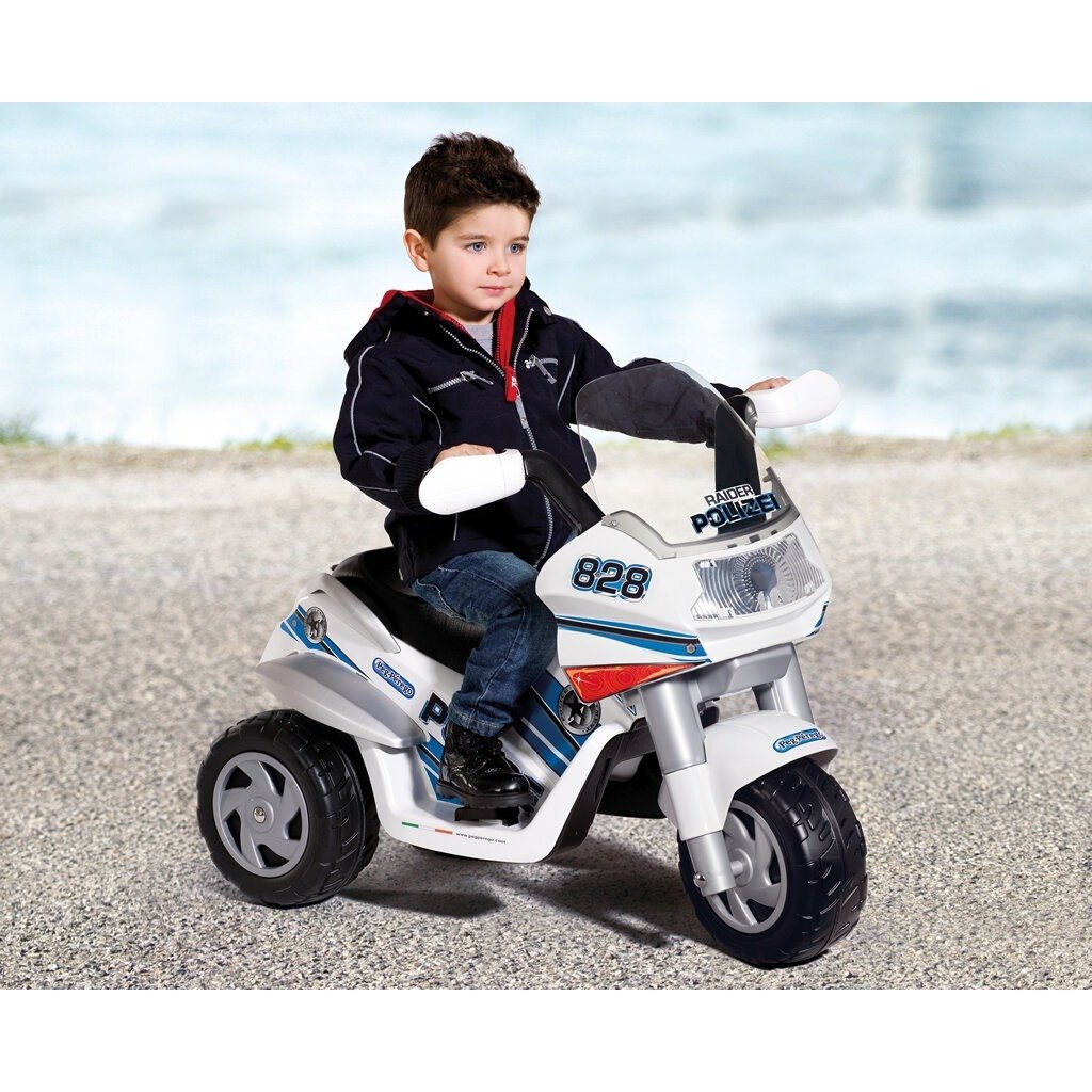 Peg Perego Peg Perego Raider Police 6v Kids Ride-On Motorbike IGED0910