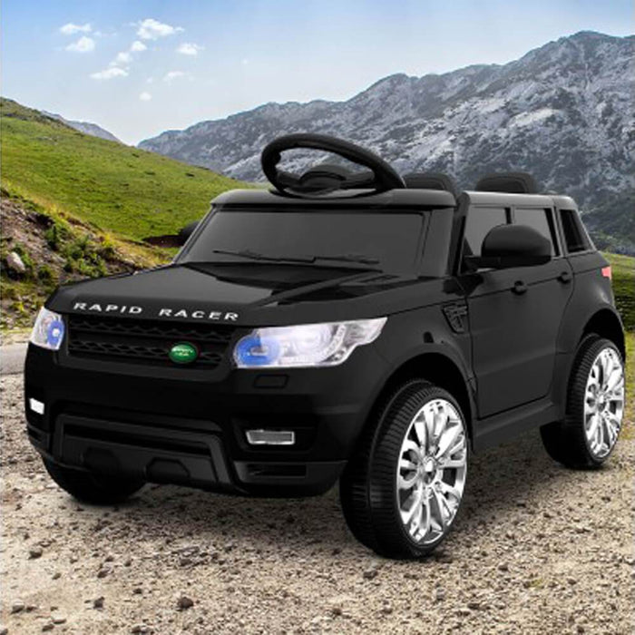 Unbranded Kids Electric 12v Sports Ride-On Kids Car - Black RCAR-RANGEROVER-BK