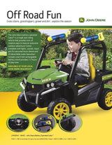 John Deere John Deere Gator 6v Kids Ride-On Gator With Water Cannons 46402